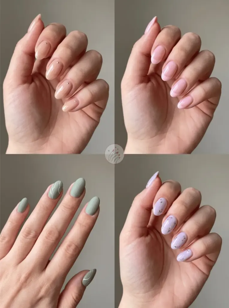 Chic Short Almond Nails Style