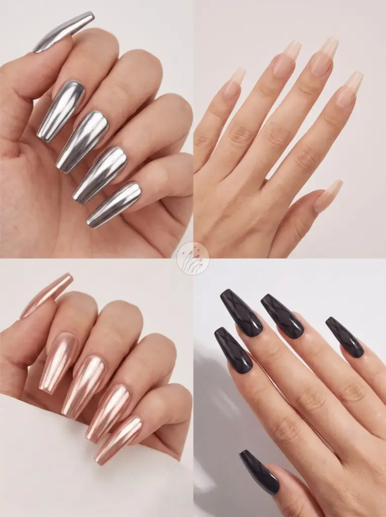 Coffin Nails: Sleek Tapered Square Tip