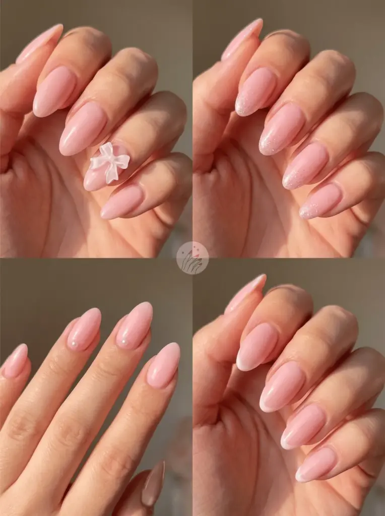 Pastel Pink Nails For Everyday Charm