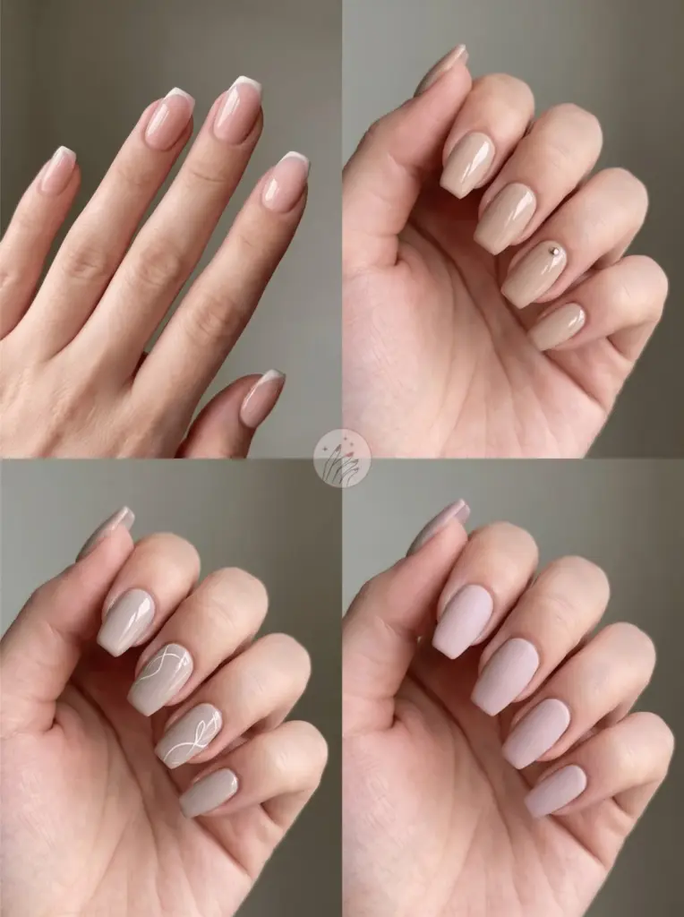 Short Coffin Nails Everyday Chic