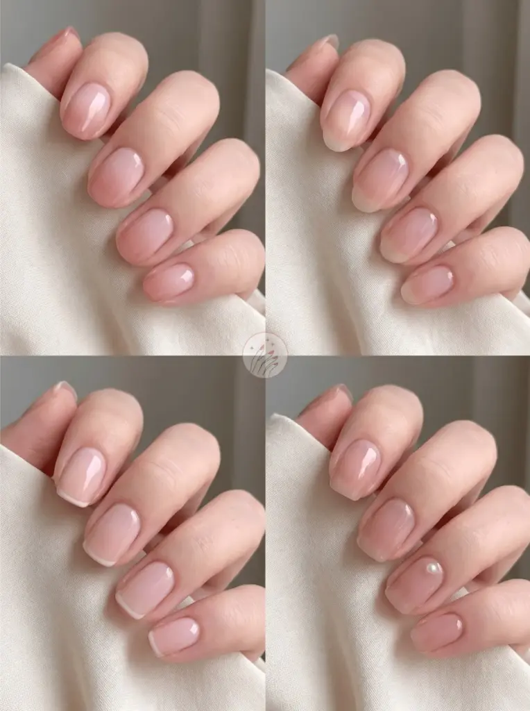 Soft Pink Nude Nails