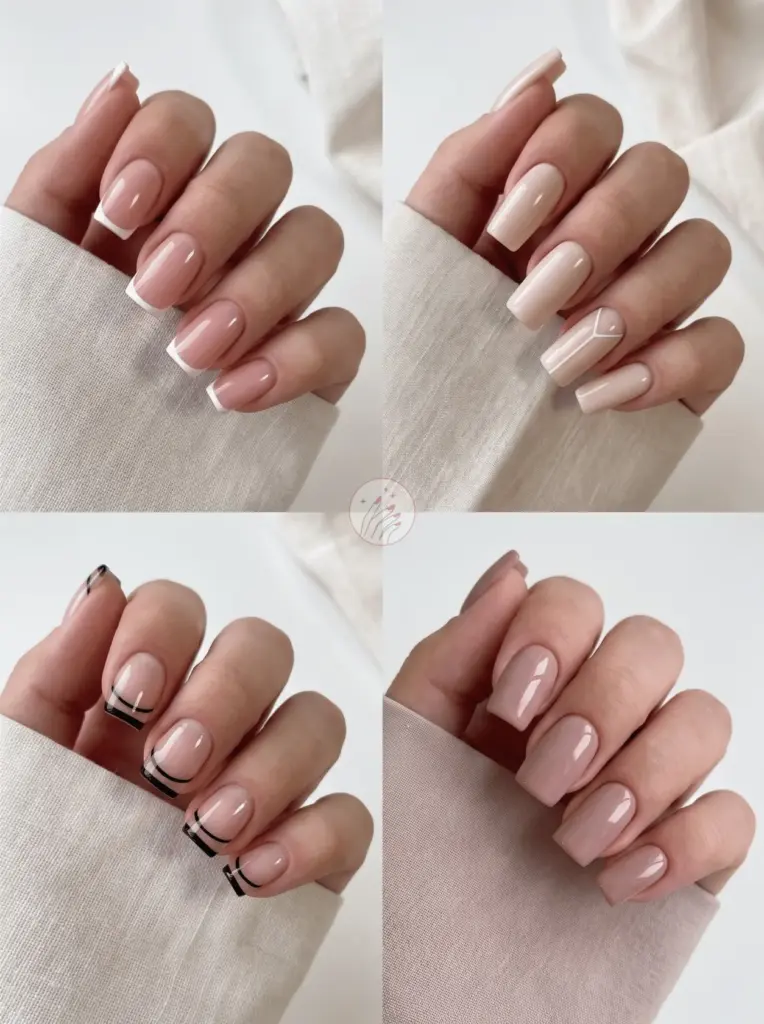 Square Nails: Clean Straight Modern Edges