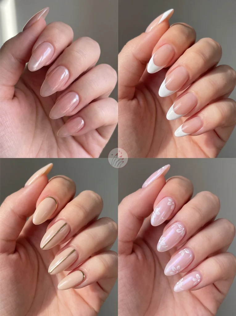 Almond Polygel Nails Soft Shapes