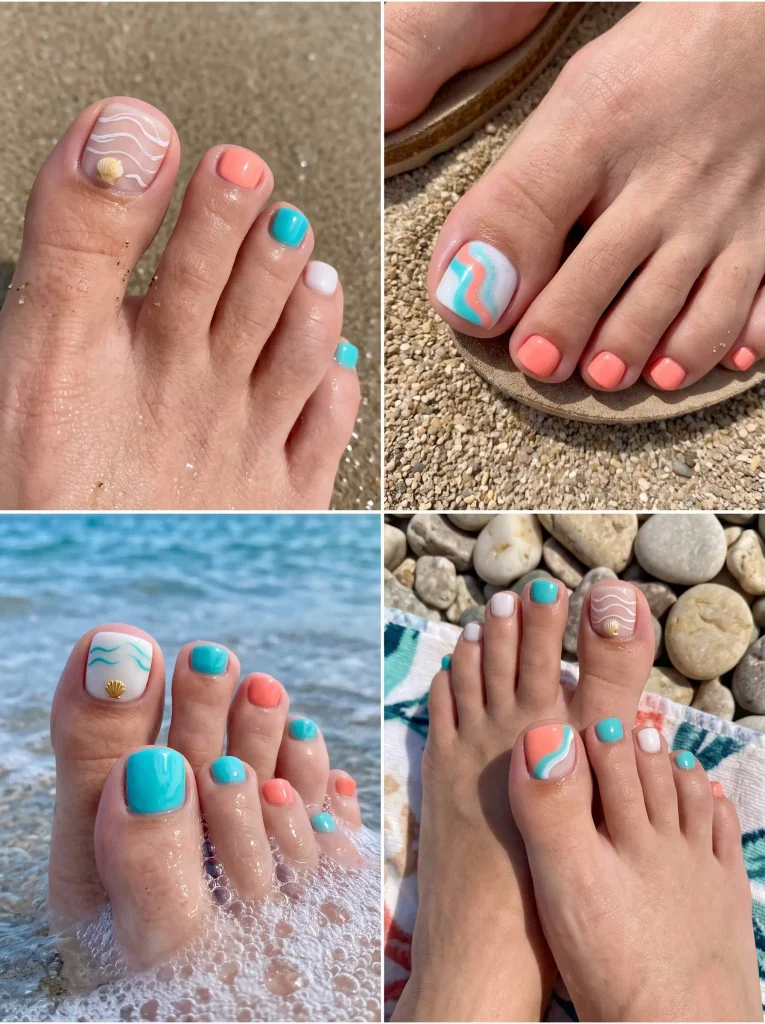 Beach Ready Summer Pedicure