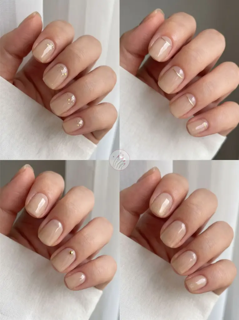 Clean Office Squoval Minimalist Nude Manicure