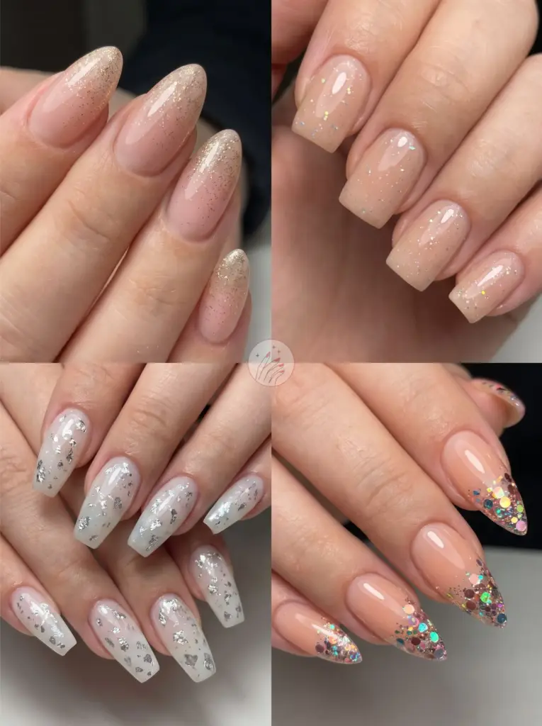 Glitter Extensions: Sparkly but Polished