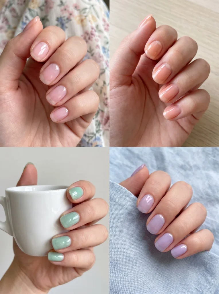 Jelly Pastel Spring Nails Mix
