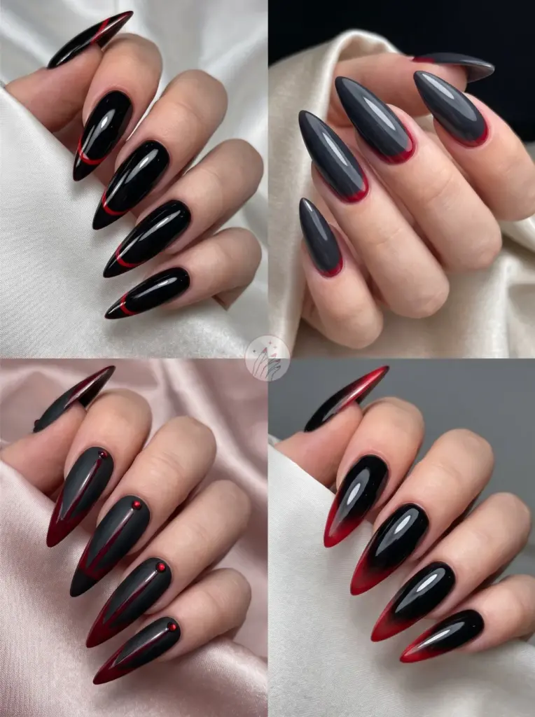 Long Stiletto Nails Sharp Point