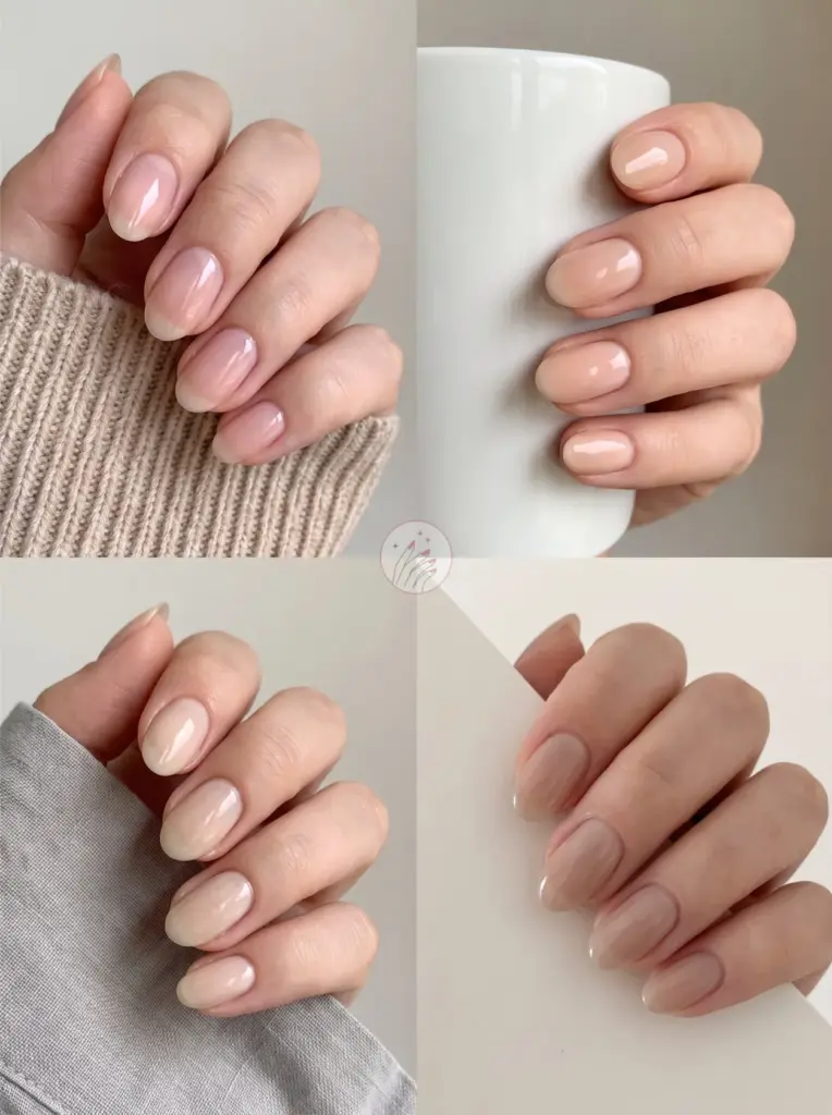Natural Oval Nails Everyday Elegance