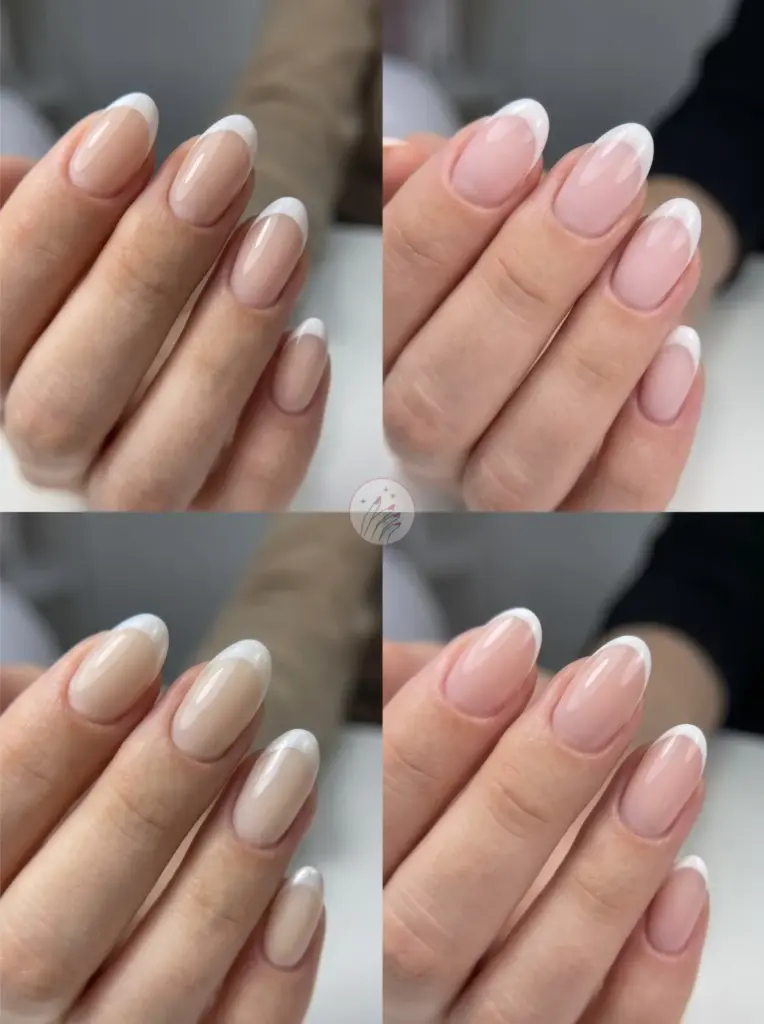 Oval French Tip Classic Charm