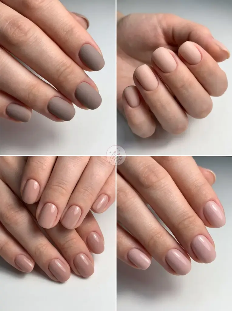 Professional Short Nails Polished Look