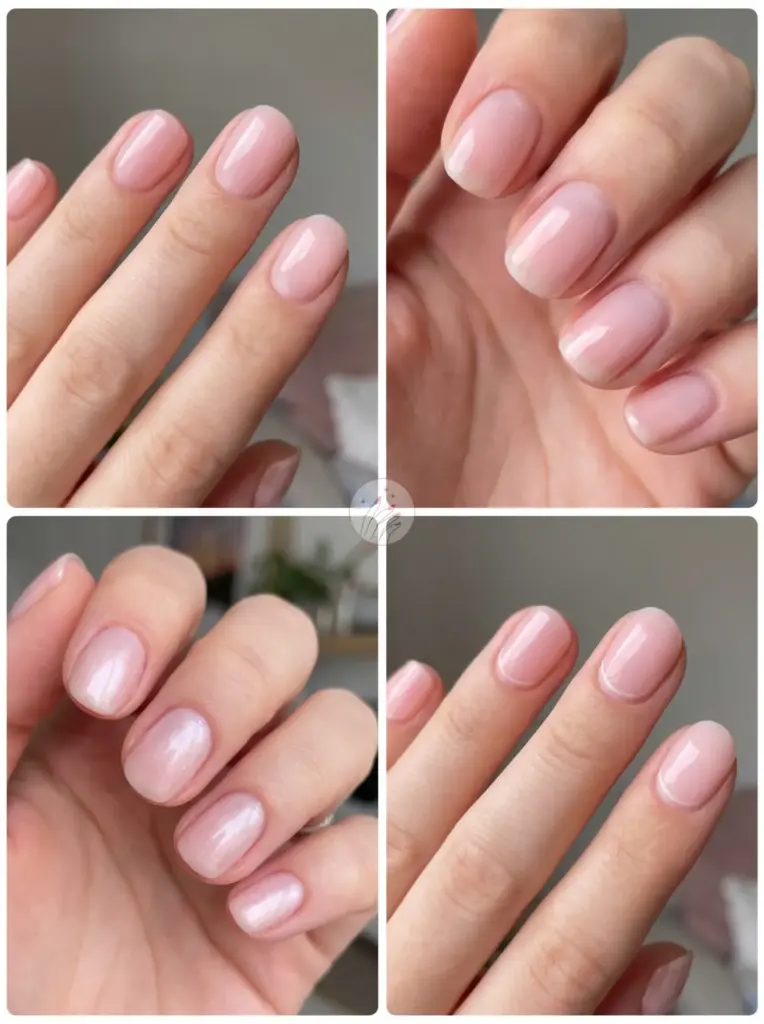 Short Gel Nails Soft Shine