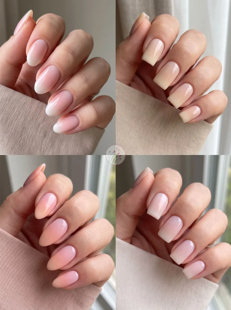 Soft Ombre Gel Nail Designs