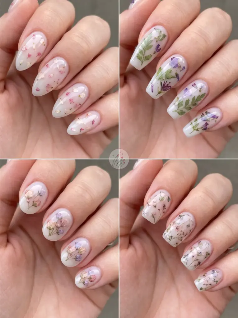 Soft Sheer Milk Bath Acrylic Nails