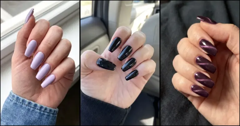 15 Medium Length Coffin Nail Ideas for Your Next Manicure