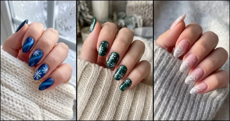 30 Snowflake Nails to Save for Your Winter Manicure