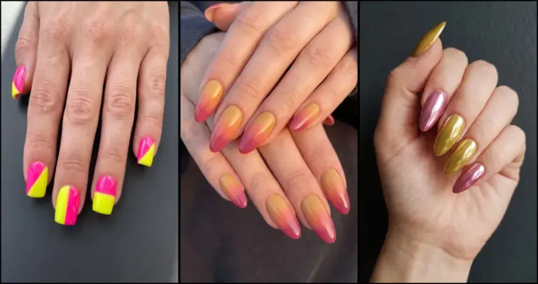 31 Pink and Yellow Nail Ideas for Bright Manicures