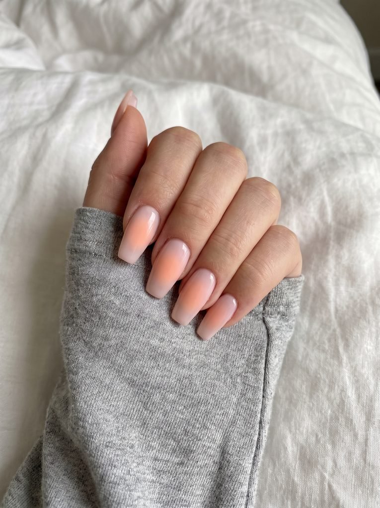Aura Medium Coffin Nails