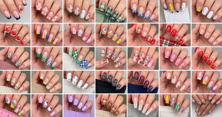 Back to School Nail Designs 30 Cute & Easy Ideas