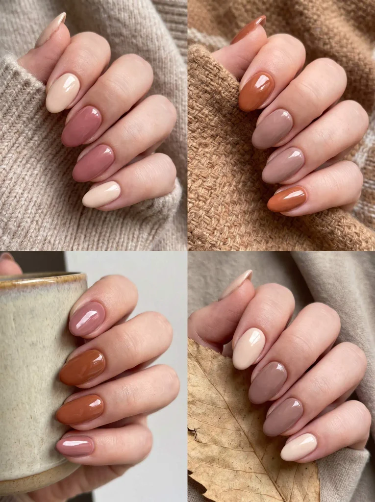 Dip Powder Summer Fall Nails