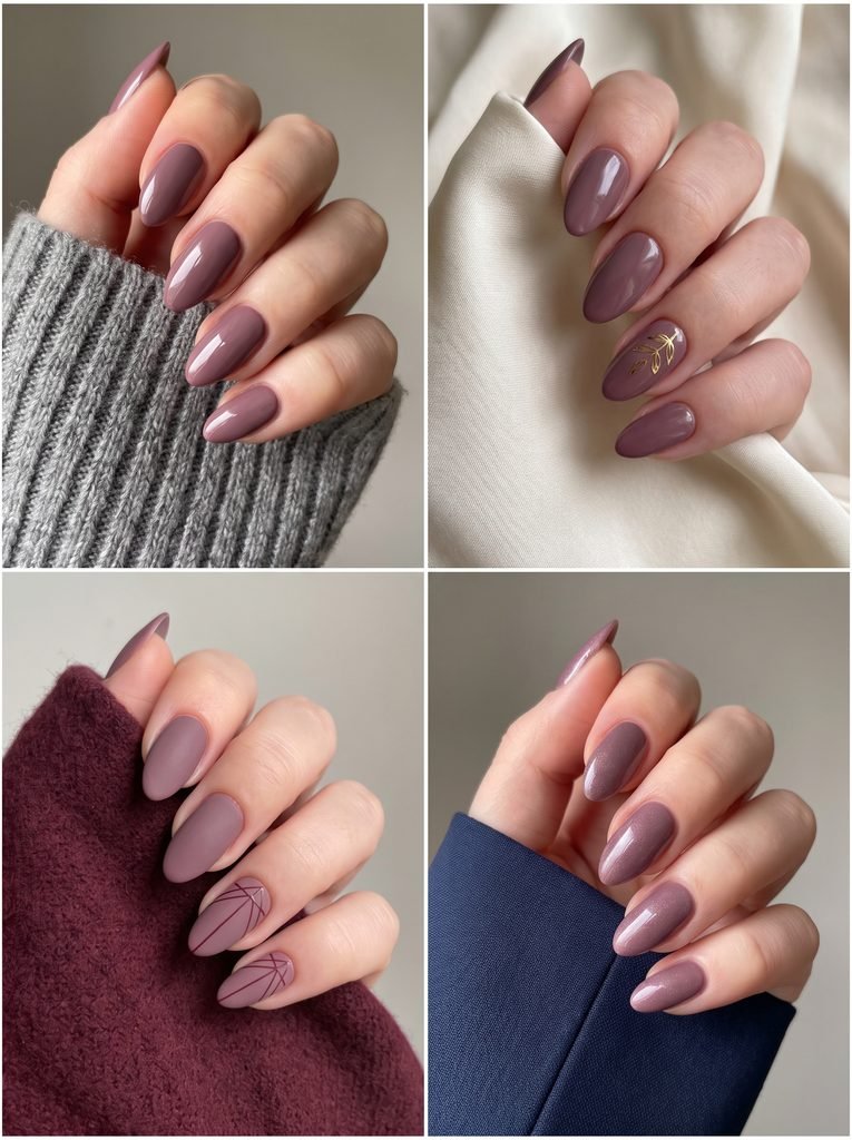 Dusty Plum September Nail Color