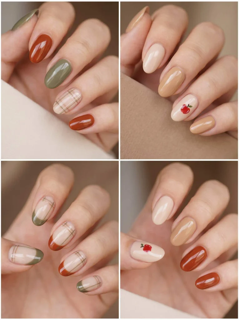 Fall Back to School Nail Designs