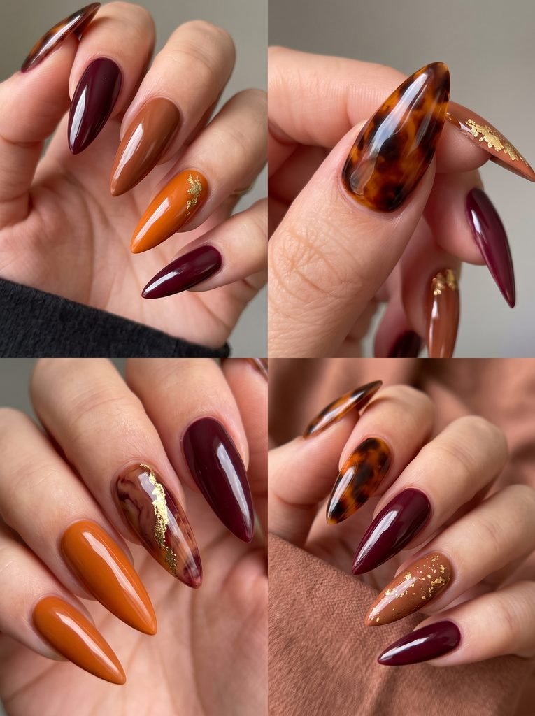 Fall Stiletto Nail Ideas