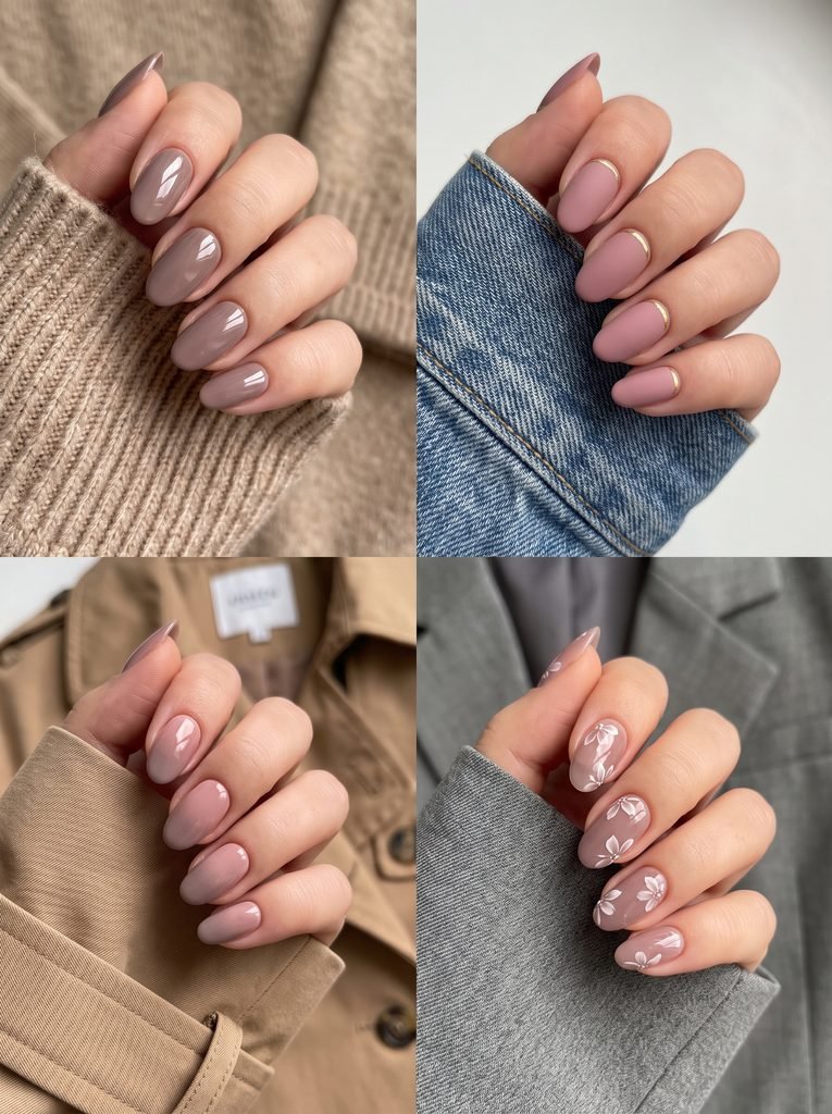 Mauve Neutral September Nail Color