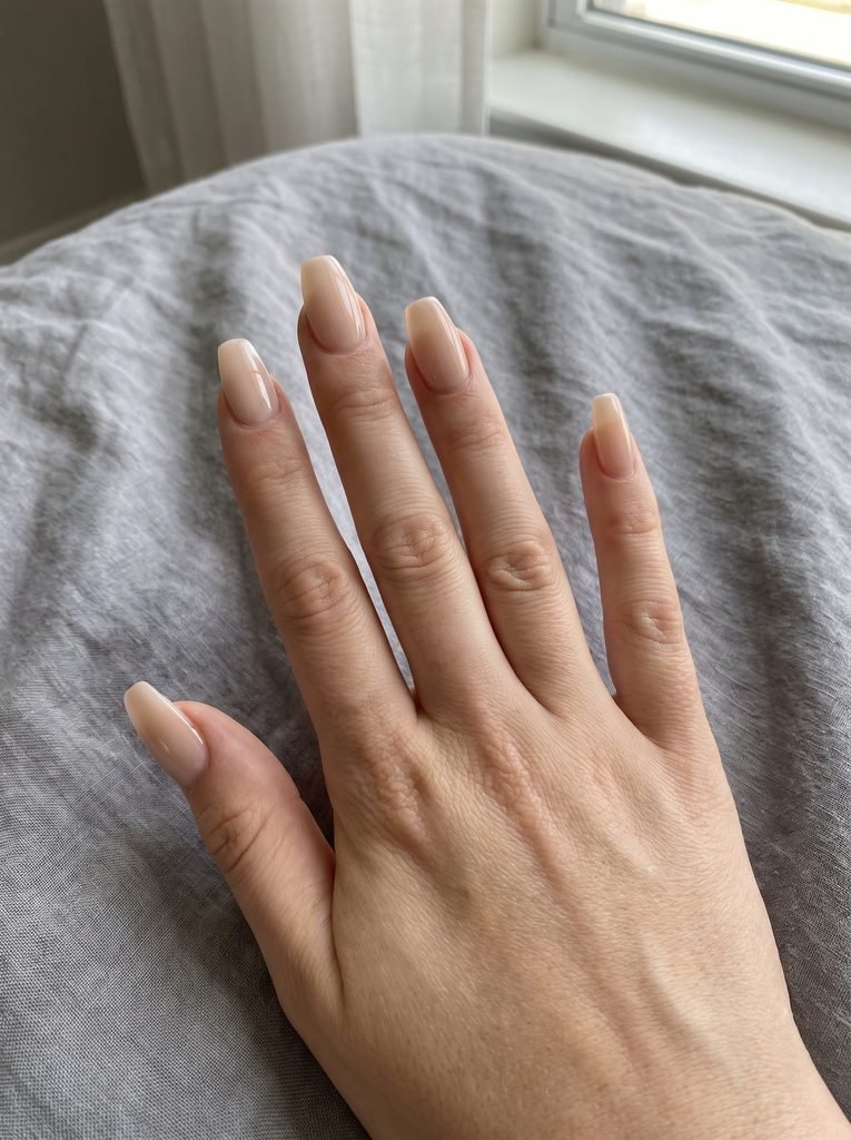 Neutral Medium Coffin Nails