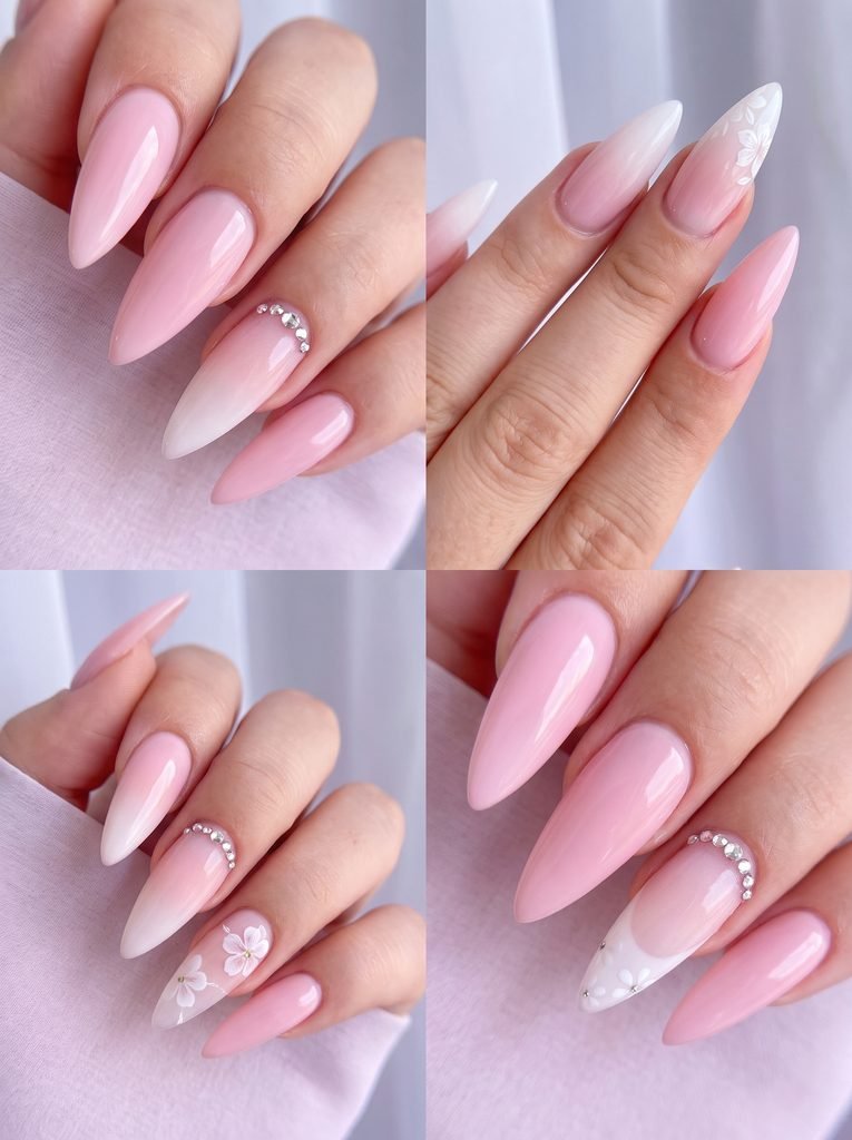 Pink Stiletto Nail Ideas