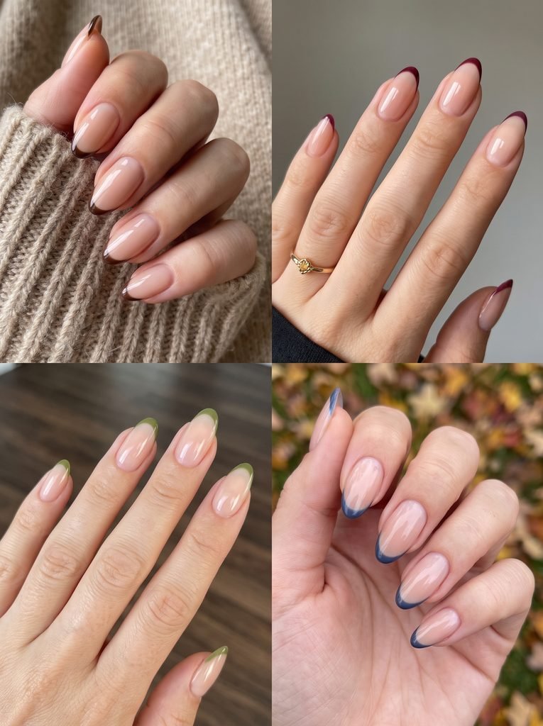 September French Tip Nail Colors