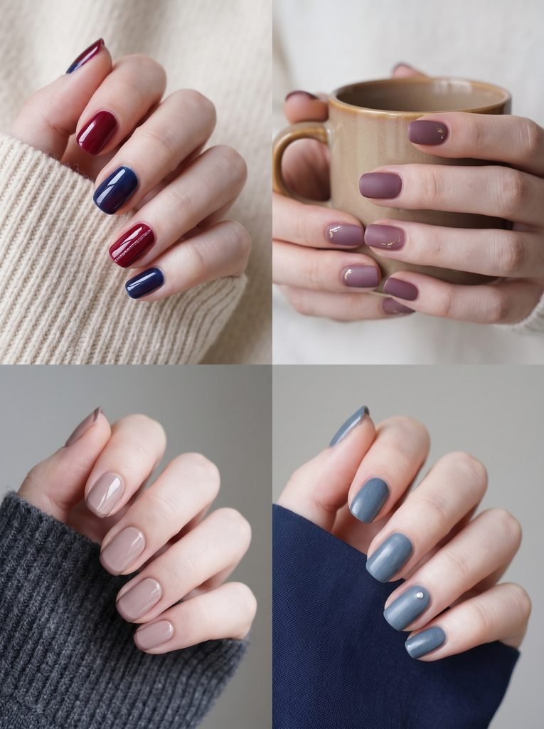 September Nail Colors for Pale Skin