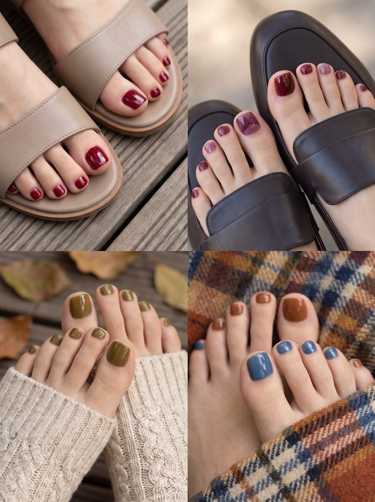 September Pedicure Colors for Toes
