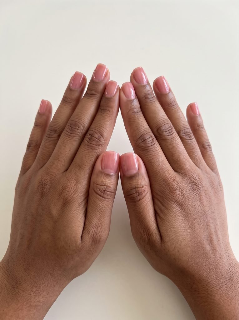 Sheer Pink Natural Nails