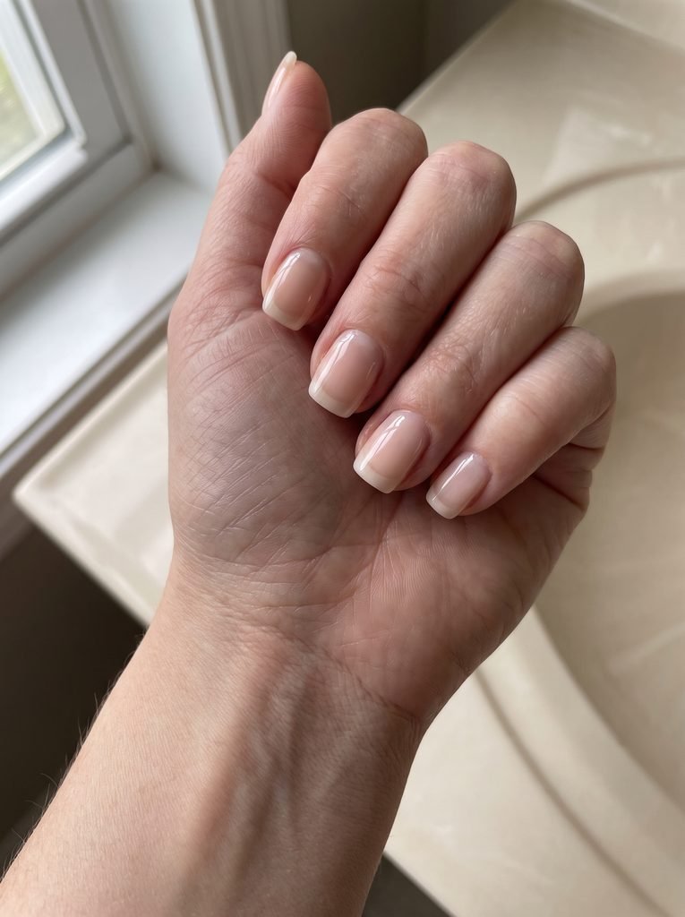 Short Builder Gel September Nails