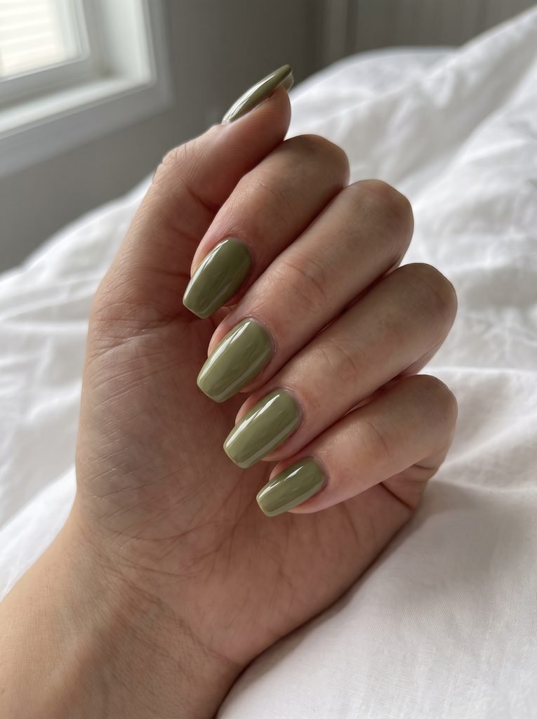 Short Coffin September Nails