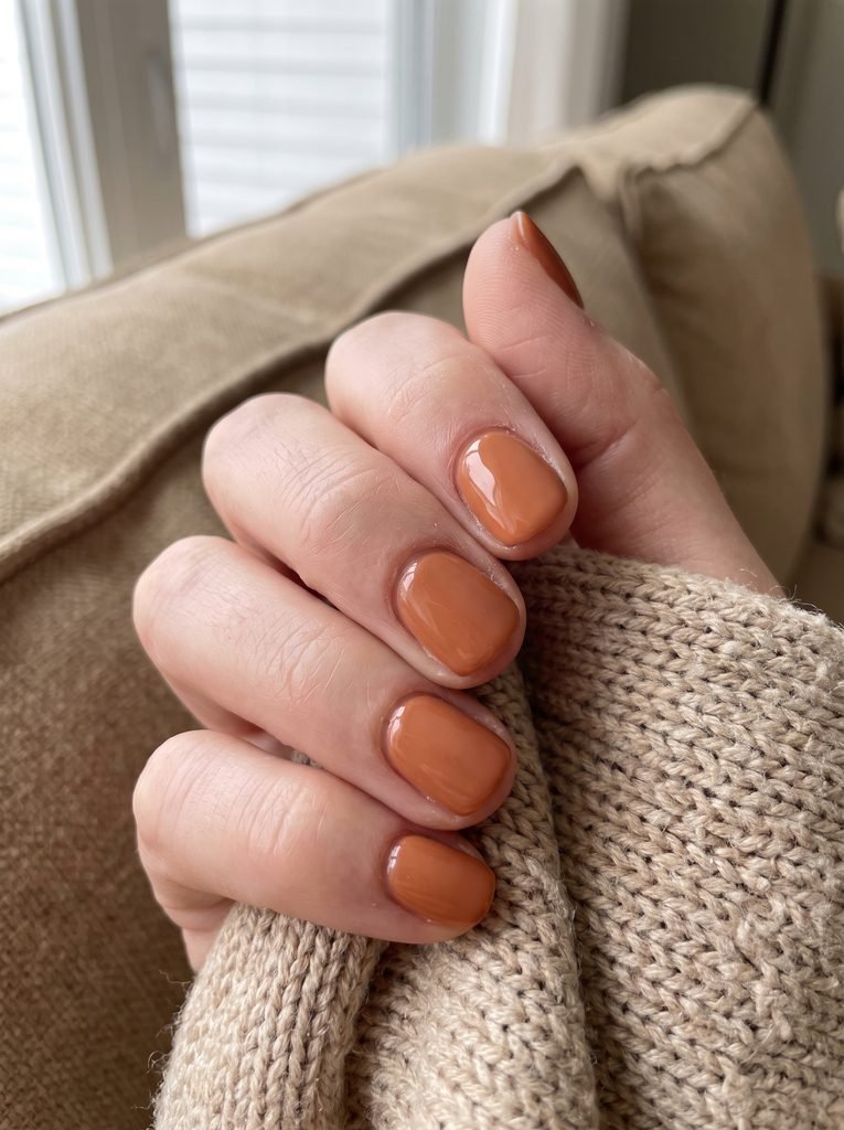 Short Dip Powder September Nails