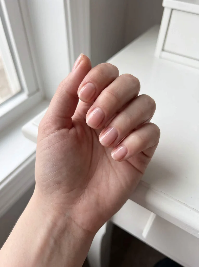 Short Gel Wedding Bridal Nail Ideas
