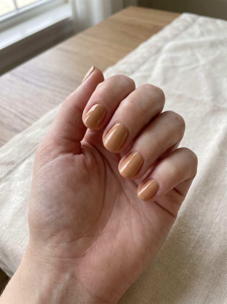 Simple Short September Nails