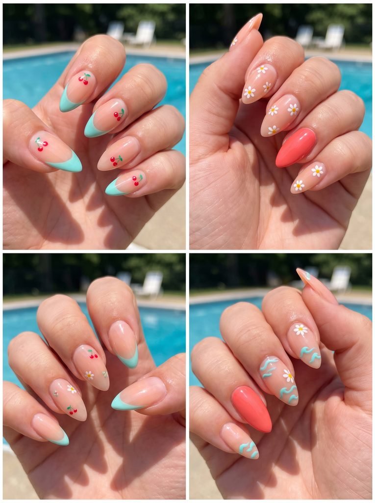 Summer Stiletto Nail Ideas