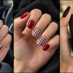 24 Houndstooth Nail Ideas, From Classic Checks to Brown French Tips