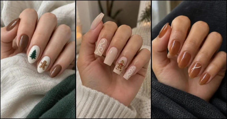 30 Gingerbread Nails Ideas for Christmas
