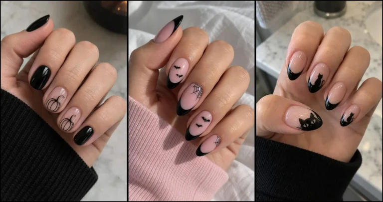 33 Black Halloween Nail Ideas for a Dark October Manicure