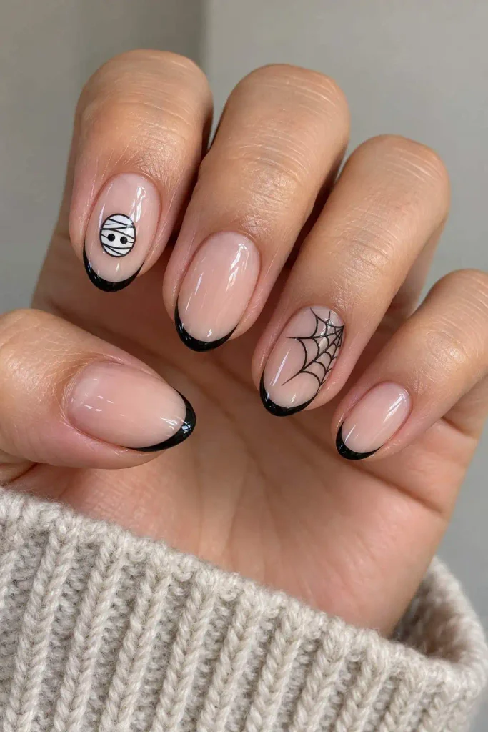 Short Halloween Press On Nails